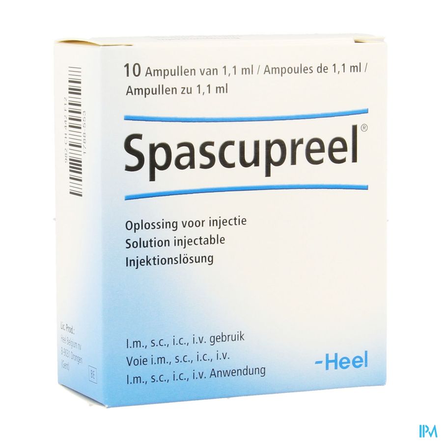 Spascupreel Heel Amp 10x1,1ml Heel Spascupreel Heel Amp 10x1,1ml Heel