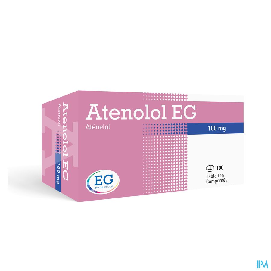 Atenolol EG 100Mg Tabl 100 Atenolol EG 100Mg Tabl 100