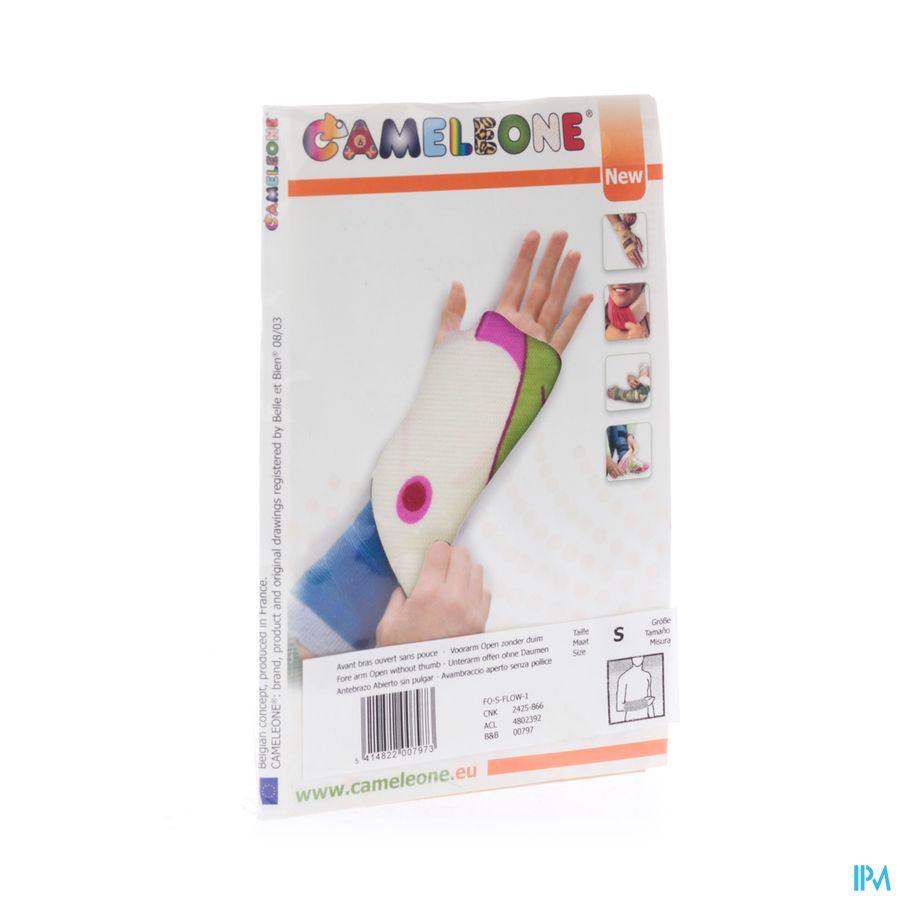 Cameleone Voorarm Open -duim Flower Power S 1 Cameleone Voorarm Open -duim Flower Power S 1