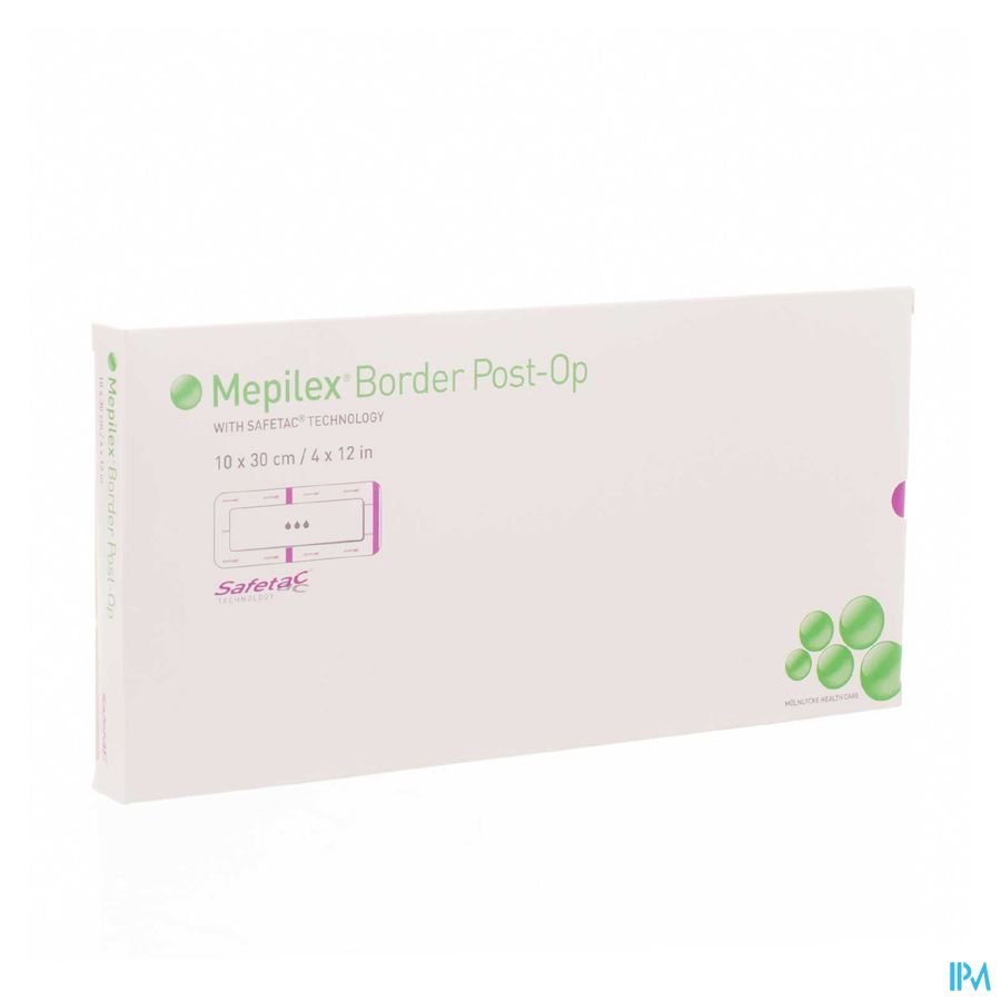 Mepilex Border Post-op Verb 10x30cm 5 496605 Mepilex Border Post-op Verb 10x30cm 5 496605