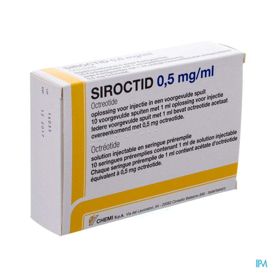 Siroctid 0,5mg/ml Voorgev. Spuit 10 X 1ml Siroctid 0,5mg/ml Voorgev. Spuit 10 X 1ml