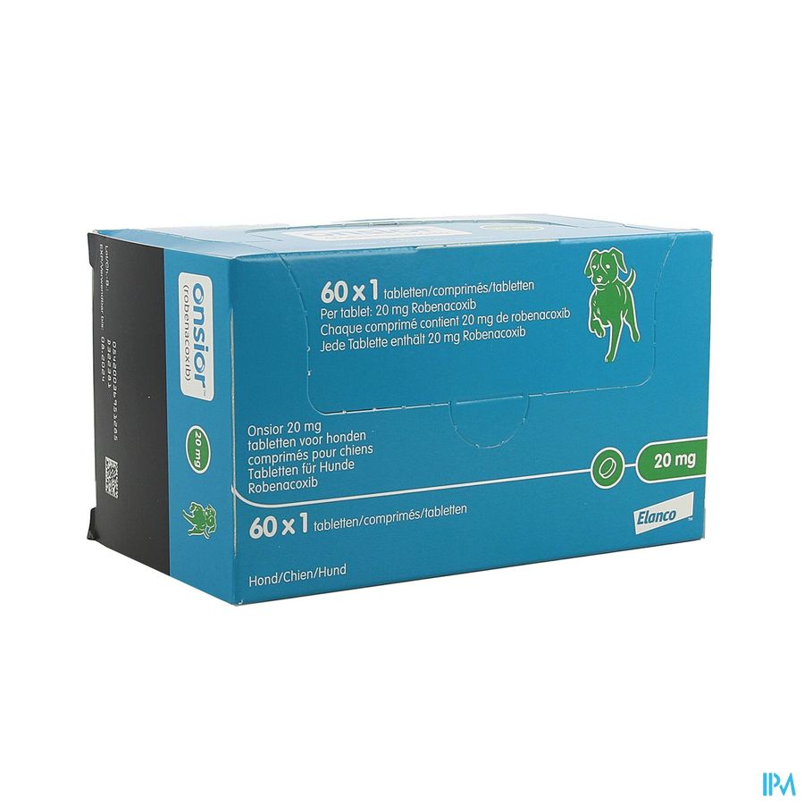 Onsior 20mg Hond 10,0kg - <20kg Comp 60