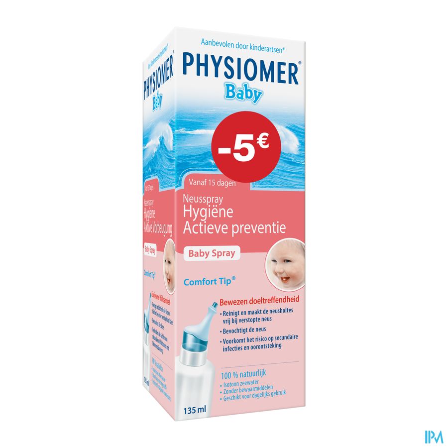 Physiomer Iso Baby Spray 135ml -5€ Physiomer Iso Baby Spray 135ml -5€