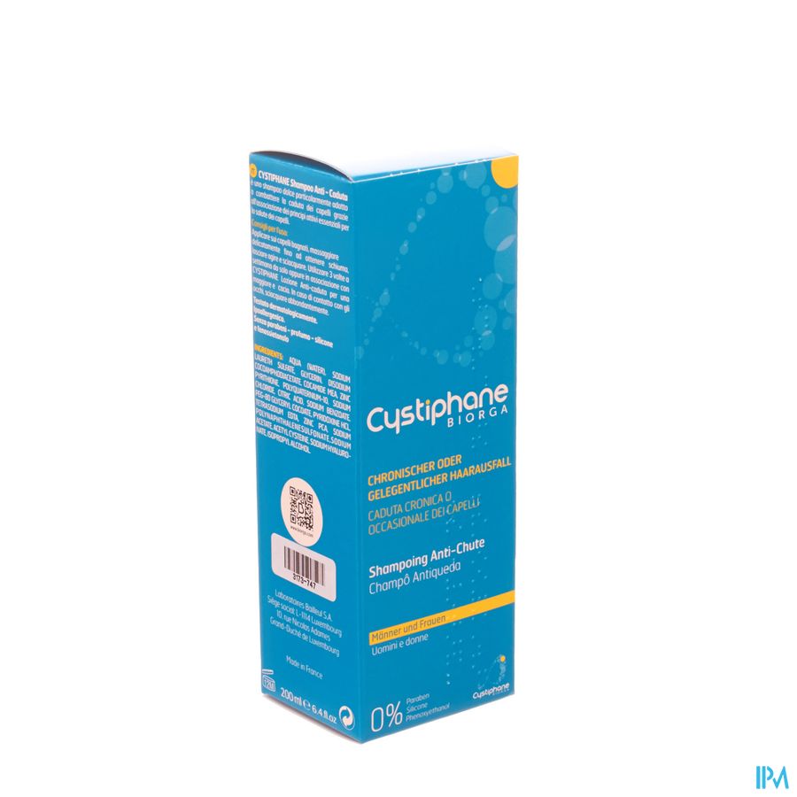 Cystiphane Biorga Shampoo A/chute Fl 200ml