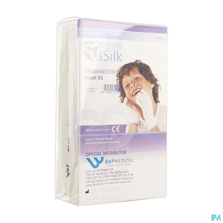 Dermasilk Verbandhandschoen 6j Xs 3paar 3017262 Dermasilk Verbandhandschoen 6j Xs 3paar 3017262