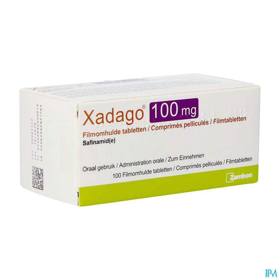 Xadago Pi Pharma 100mg Comp Pell 100 Pip