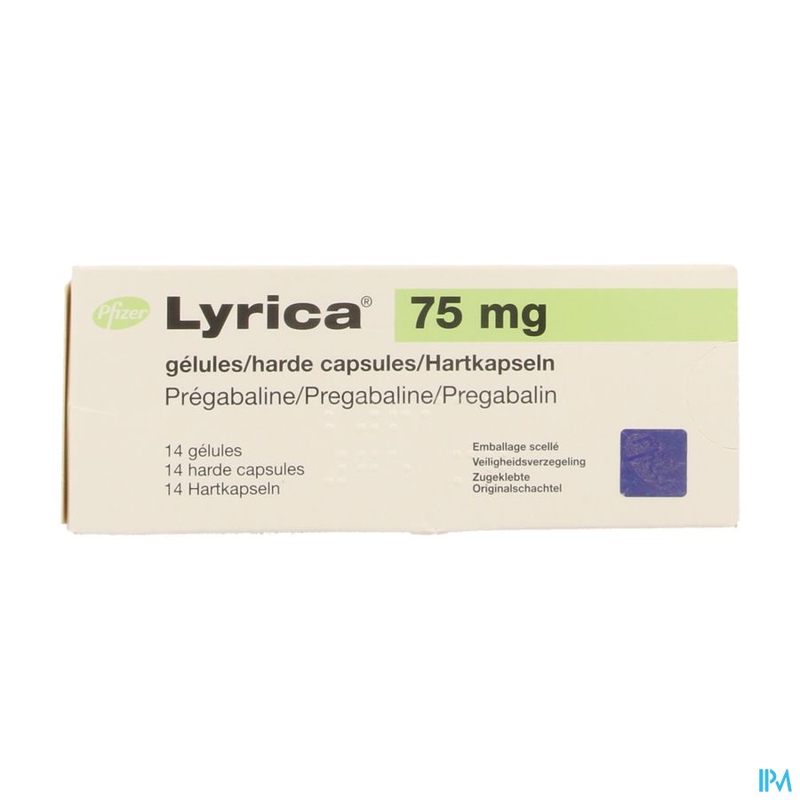 Lyrica 75mg Harde Caps 14 X 75mg Lyrica 75mg Harde Caps 14 X 75mg