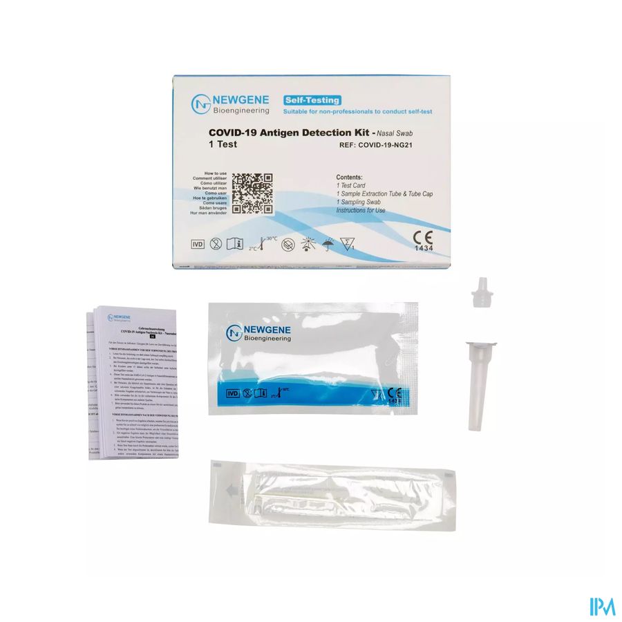 Newgene Bioengin.a/geen Test Detectie Kit 1 Bedel. 2