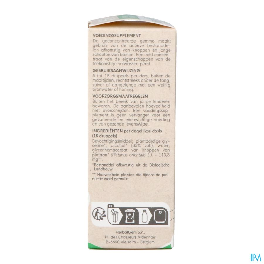 Herbalgem Plataan Bio 30ml
