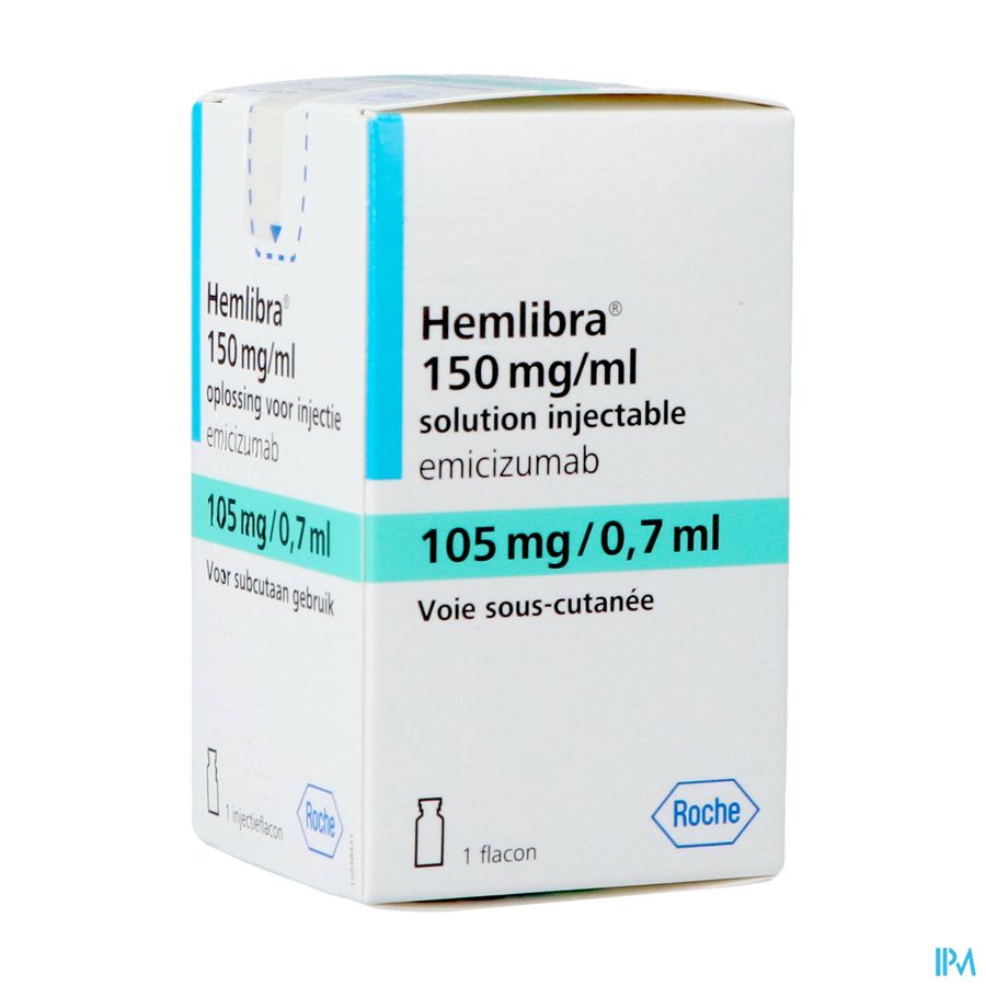 Hemlibra 105mg/0,7ml Sol Inj Fl Inj 1 +cnk 4125928
