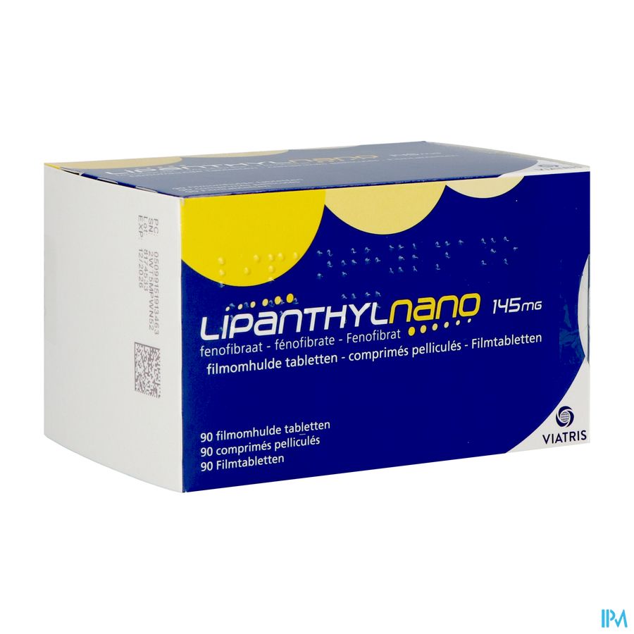 Lipanthylnano Comp 90 X 145mg Lipanthylnano Comp 90 X 145mg