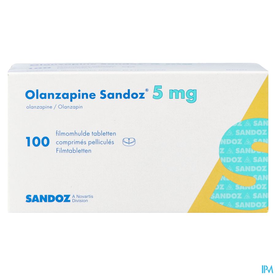 Olanzapine Sandoz 5,0mg Filmomh Tabl 100 Olanzapine Sandoz 5,0mg Filmomh Tabl 100