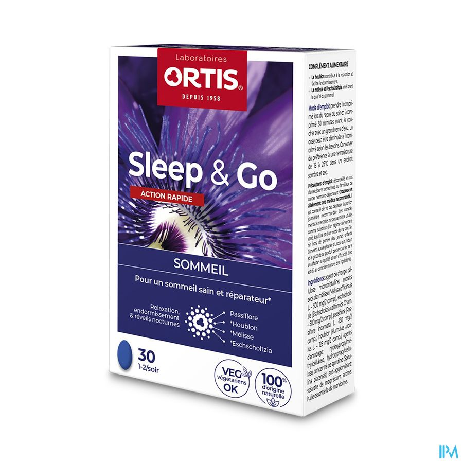 Ortis Sleep & Go Comp 30 Ortis Sleep & Go Comp 30