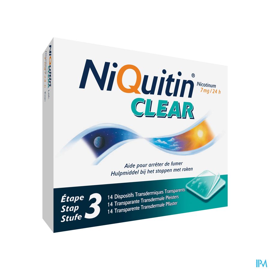 Niquitin Clear Patches 14 X 7mg Niquitin Clear Patches 14 X 7mg