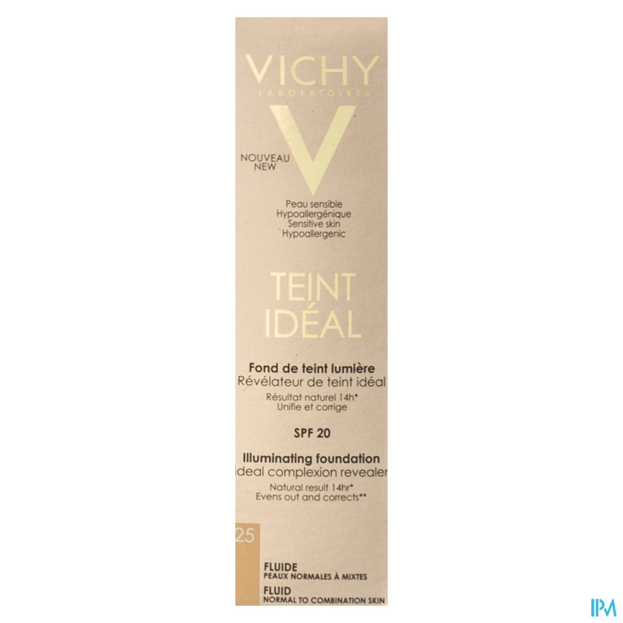 Vichy Fdt Teint Ideal Fluide 25 30ml Vichy Fdt Teint Ideal Fluide 25 30ml