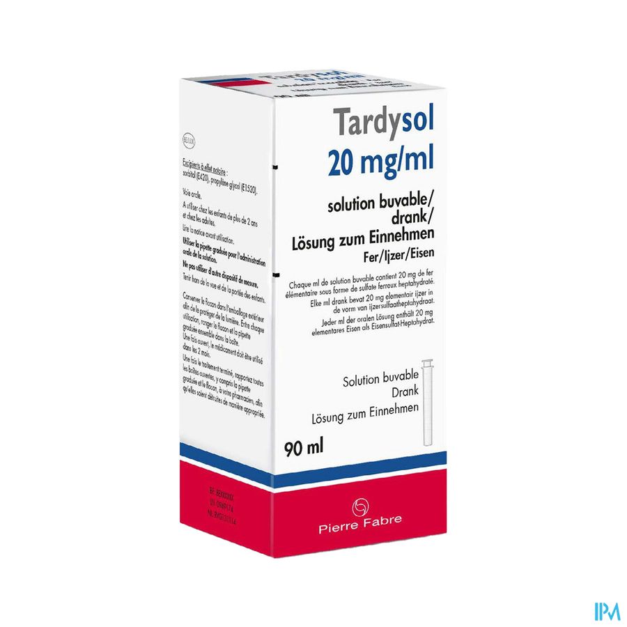 Tardysol 20mg/ml Drinkb. Opl Fl 90ml Tardysol 20mg/ml Drinkb. Opl Fl 90ml