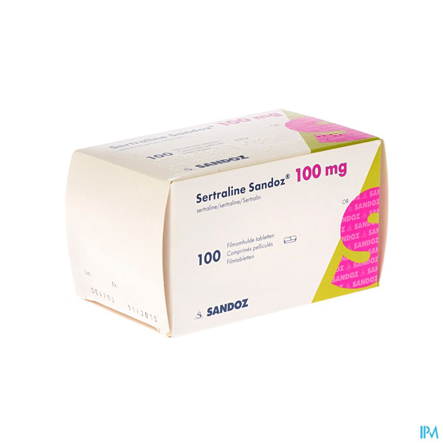 Sertraline Sandoz Comp 100 X 100mg Sertraline Sandoz Comp 100 X 100mg