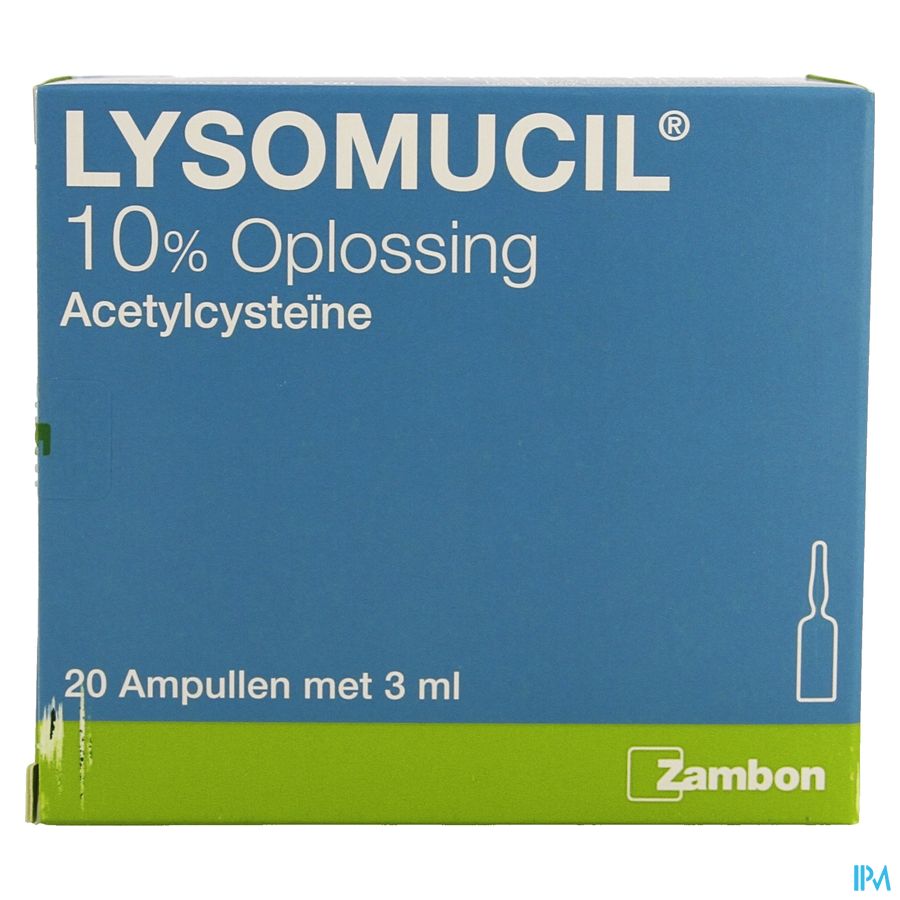 Lysomucil 10% Amp 20 X 300mg/3ml 7