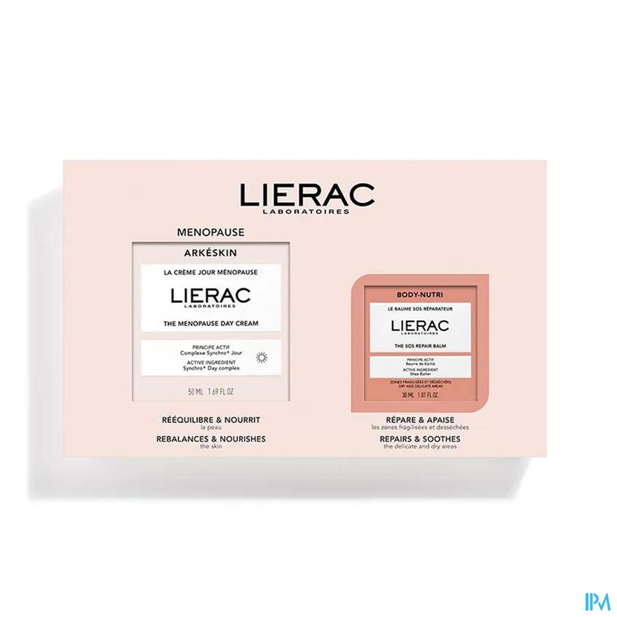 Lierac Arkeskin Koffer Dagcreme 50ml+balsem 30ml Lierac Arkeskin Koffer Dagcreme 50ml+balsem 30ml