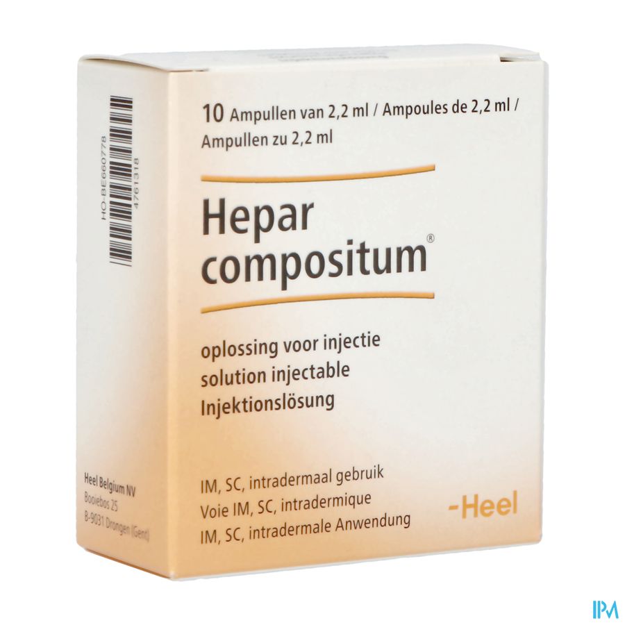 Hepar Compositum Opl Inj Amp 10x2,2ml Hepar Compositum Opl Inj Amp 10x2,2ml