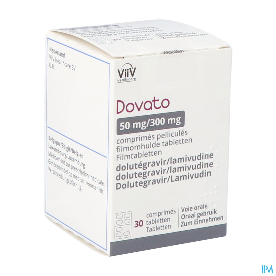 Dovato 50mg/300mg Filmomh Tabl 30 Blister Dovato 50mg/300mg Filmomh Tabl 30 Blister