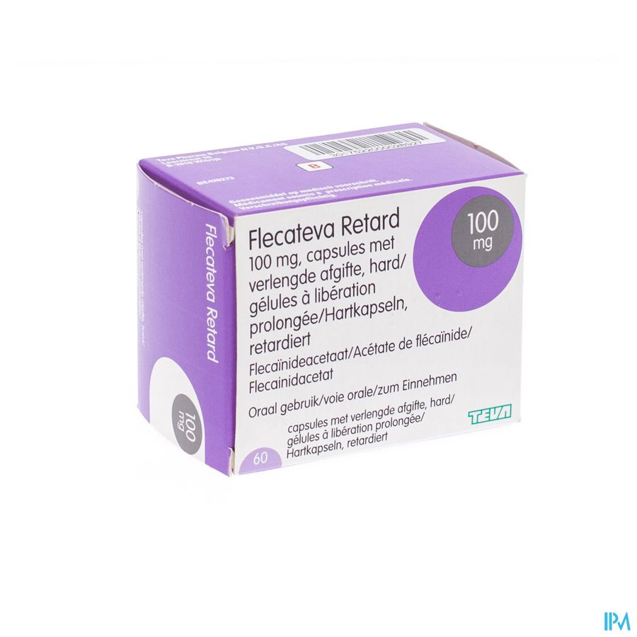 Flecateva Retard 100mg Caps Verlengde Afgifte 60
