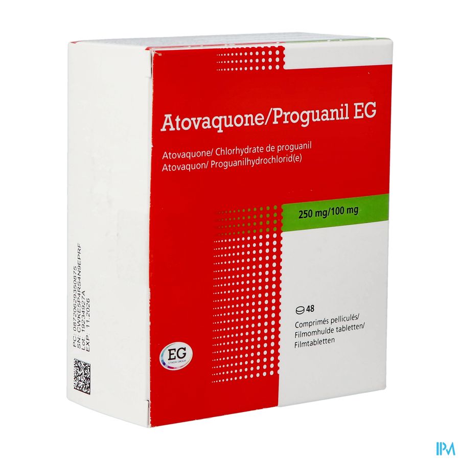 Atovaquone Prog.eg 250mg/100mg Orifarm Film.tabl48 Atovaquone Prog.eg 250mg/100mg Orifarm Film.tabl48