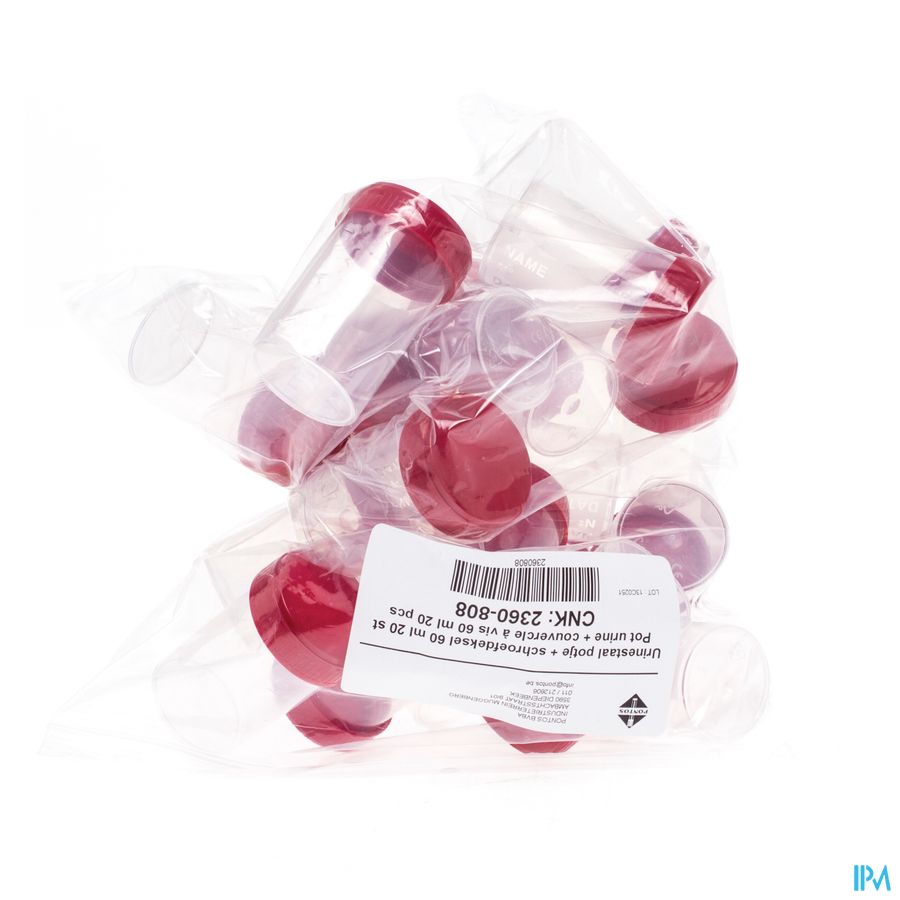 Urinepotje N/st 60ml 20 Pontos Urinepotje N/st 60ml 20 Pontos
