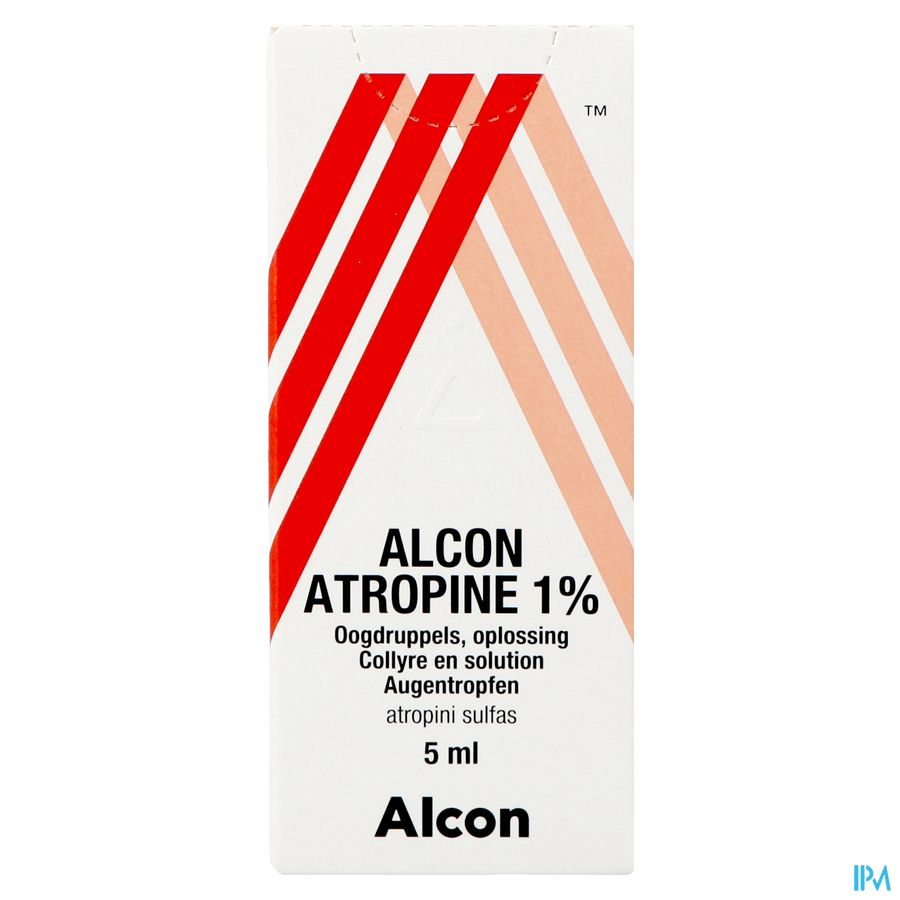 Alcon Atropine 1% Oogdruppels Opl 5ml 1