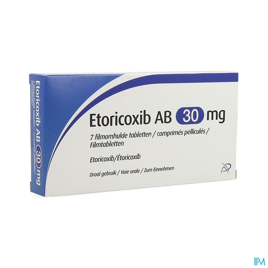 Etoricoxib Ab 30mg Filmomh Tabl 7 X 30mg