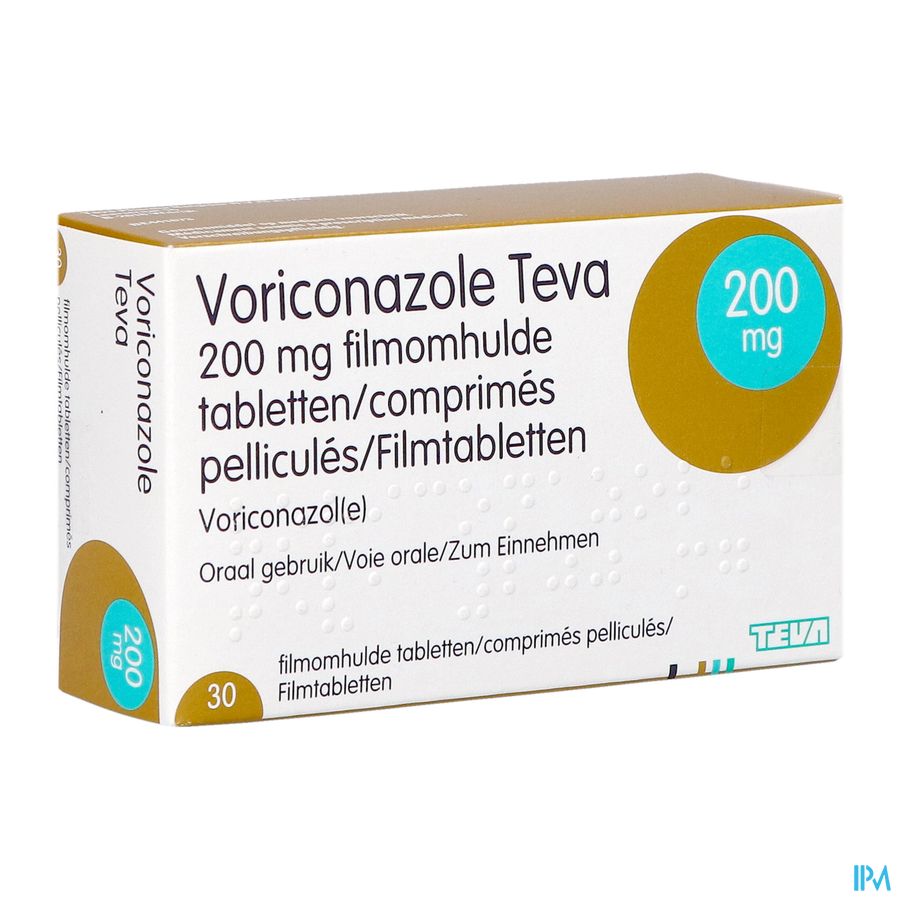 Voriconazole Teva 200mg Filmomh Tabl 30 X 200mg