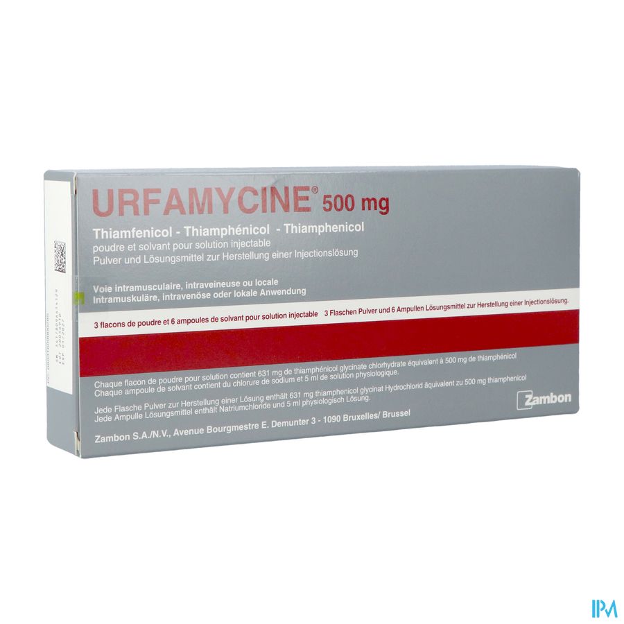 Urfamycine Fl Inj 3 X 500mg+solv 6 Urfamycine Fl Inj 3 X 500mg+solv 6