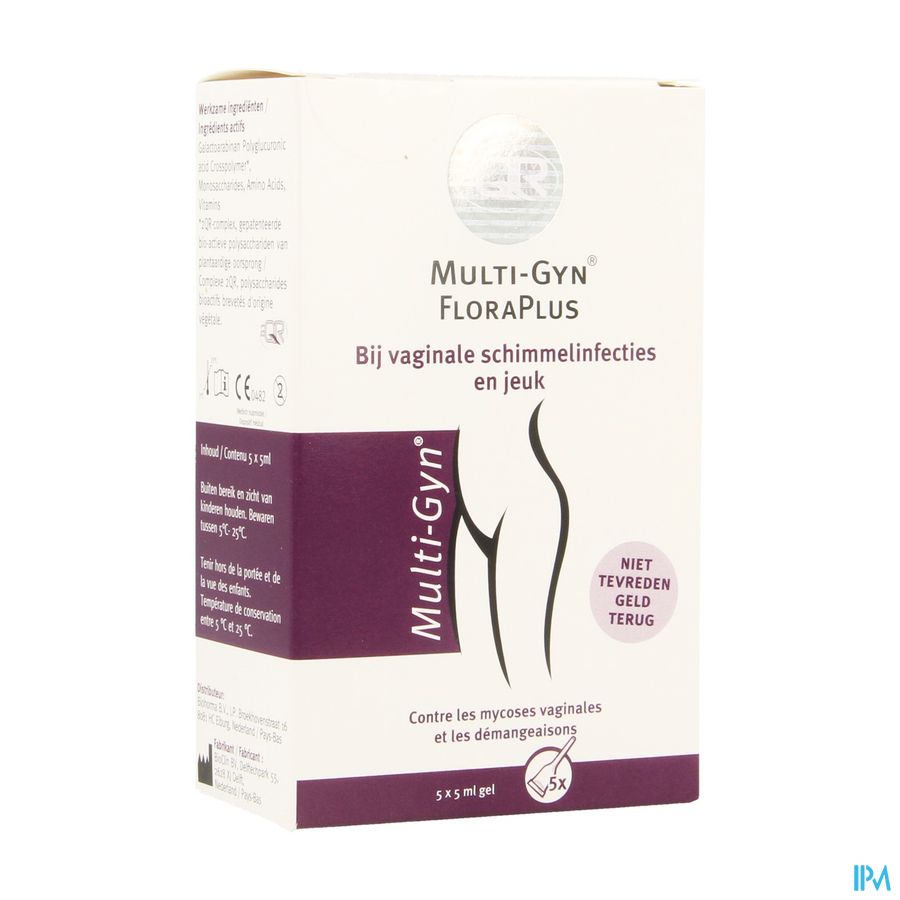 Multi-gyn Flora Plus Gel 5 X 5ml 2