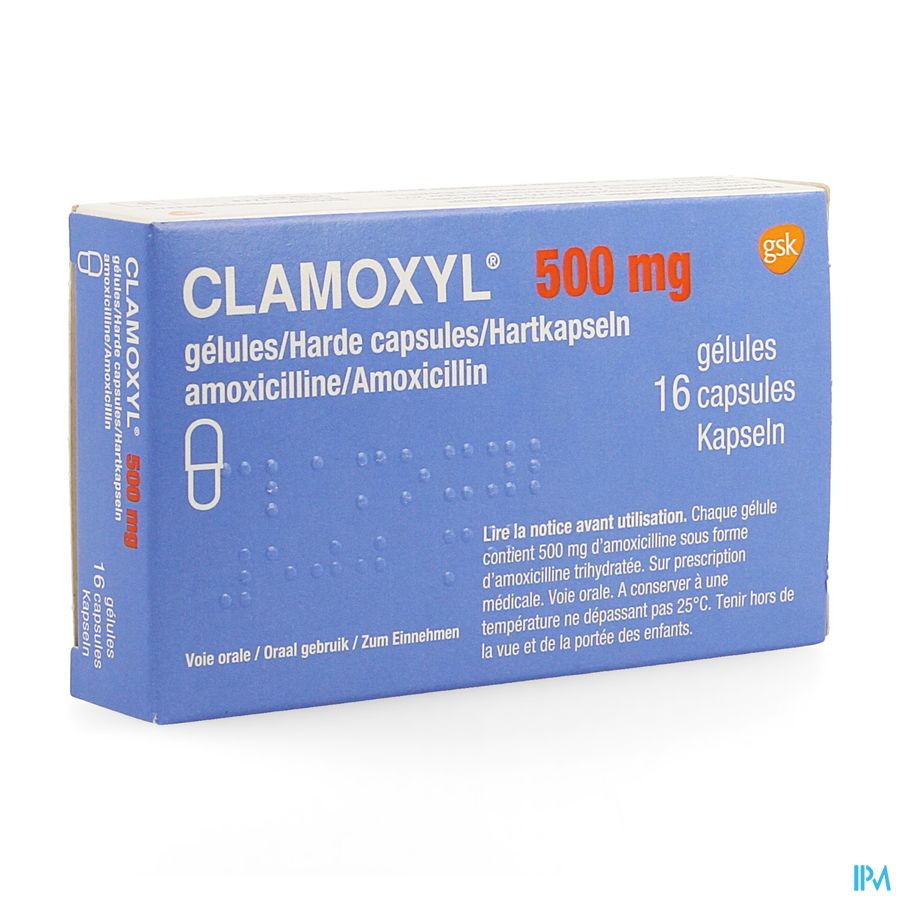 Clamoxyl Caps 16 X 500mg Clamoxyl Caps 16 X 500mg