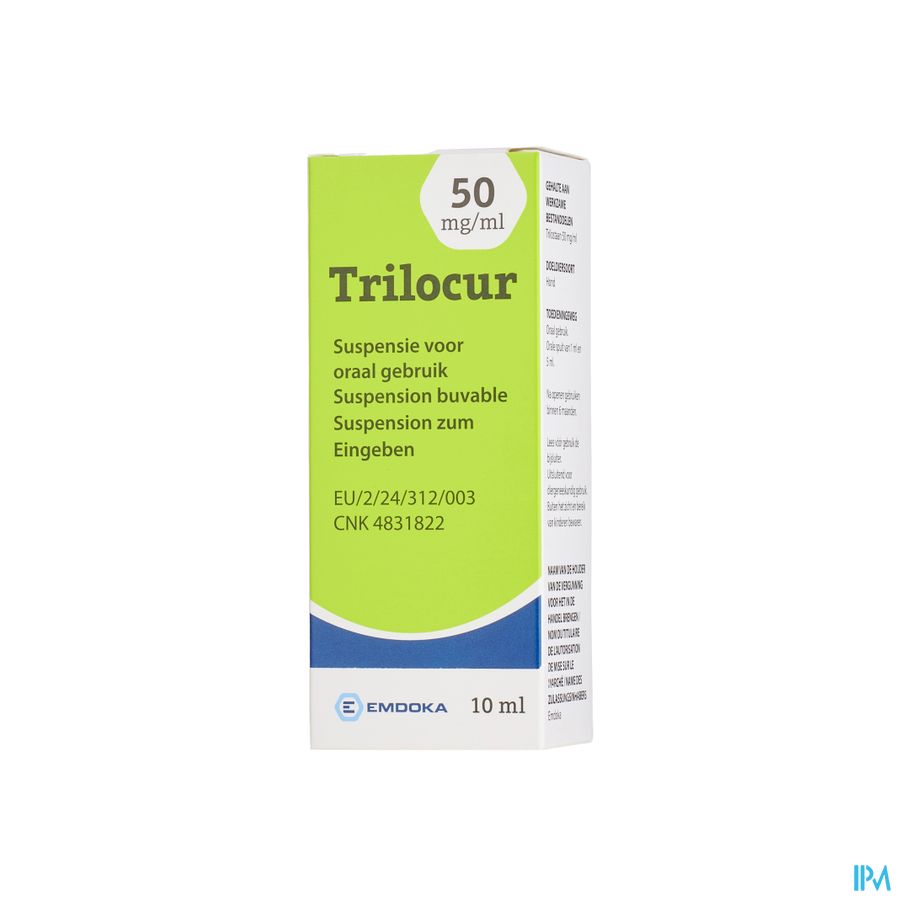 Trilocur 50mg/ml Susp Oraal Gebruik Honden 10ml Trilocur 50mg/ml Susp Oraal Gebruik Honden 10ml