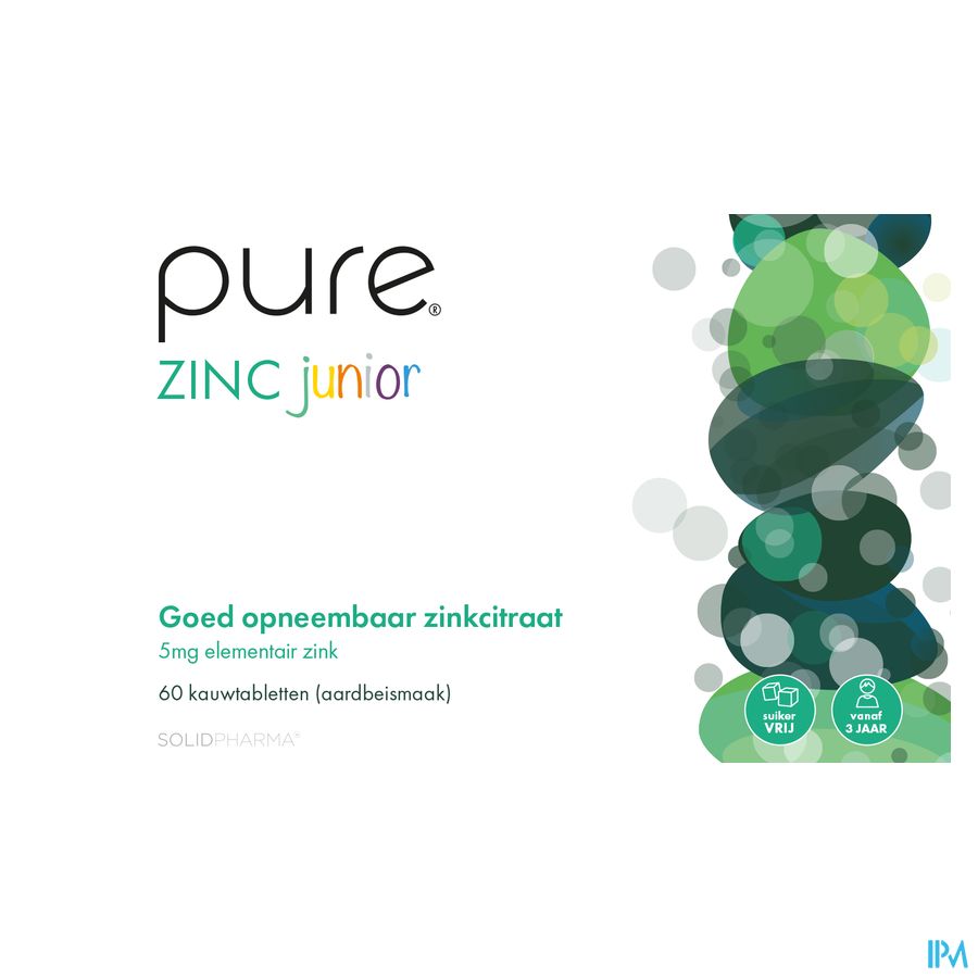 Pure Zinc Junior Kauwtabl 60 1