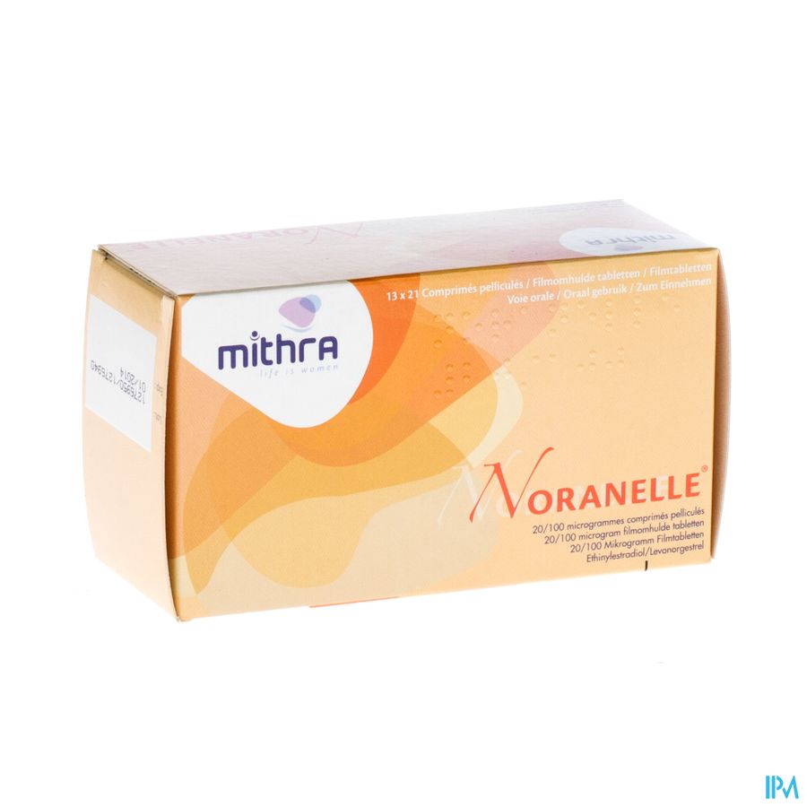 Noranelle 20/100mcg Filmomh Tabl 13 X 21 Noranelle 20/100mcg Filmomh Tabl 13 X 21