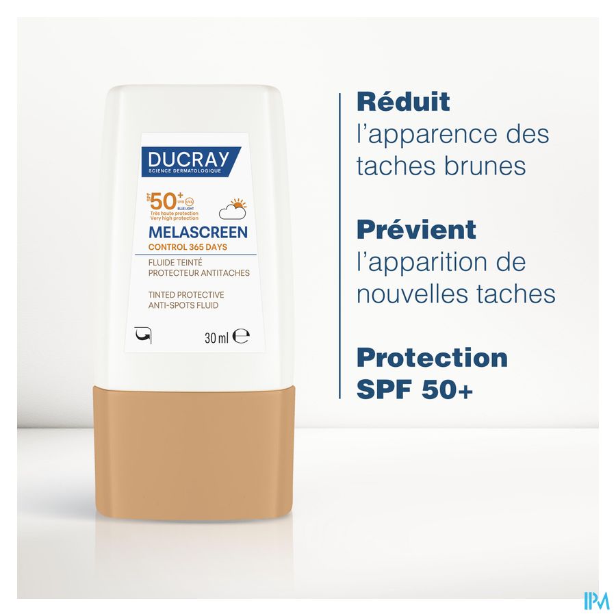 Ducray Melascreen Control 365days Spf50+getint30ml 8