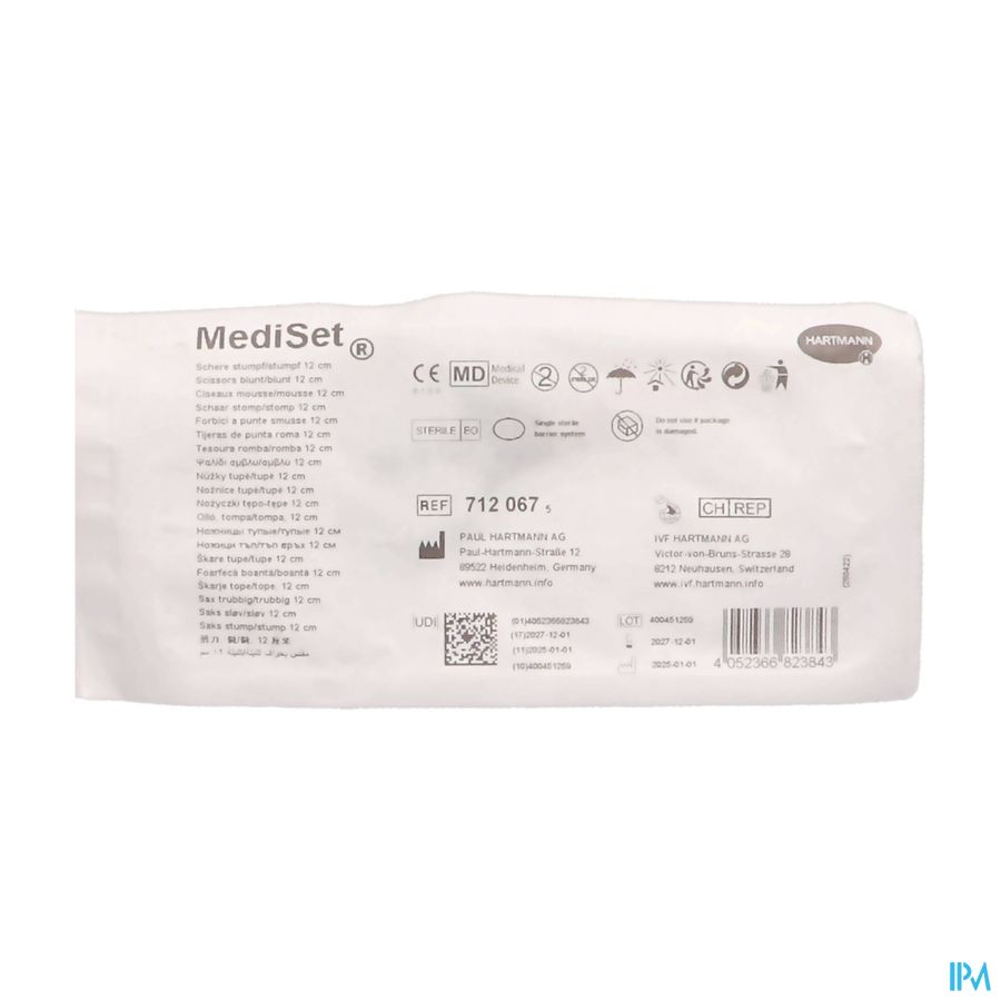 Mediset Schaar Stomp 12cm 7120675