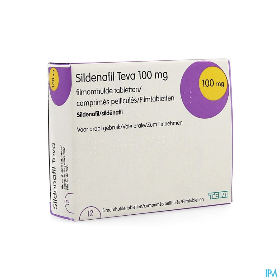 Sildenafil Teva 100mg Filmomh Tabl 12 X 100mg Pip Sildenafil Teva 100mg Filmomh Tabl 12 X 100mg Pip