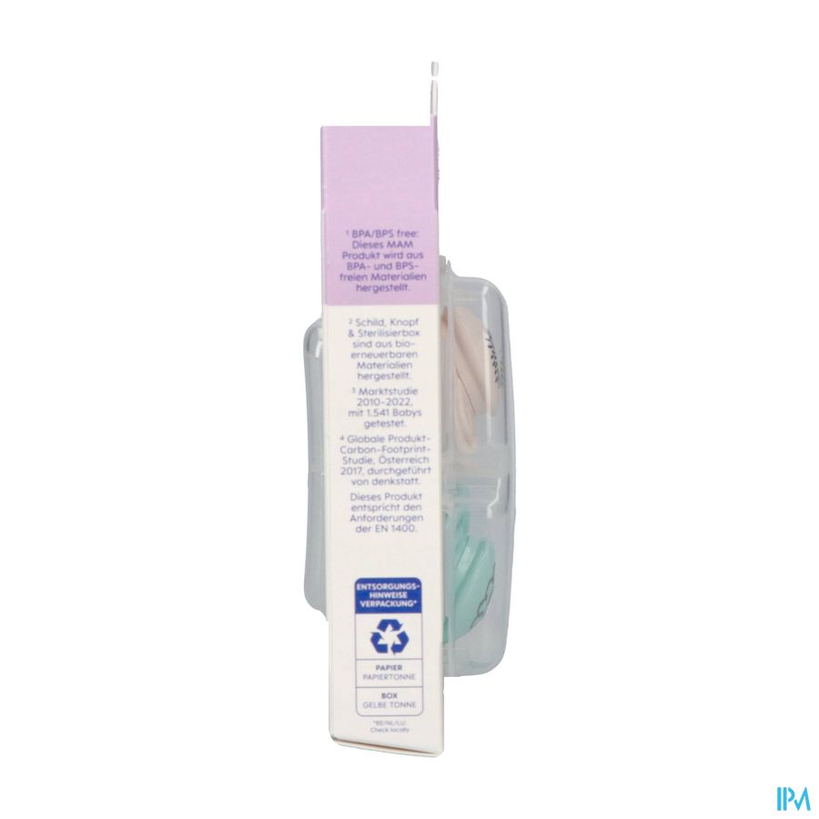 Mam Perfect Sucette Silicone Pure 0-6m Uni 2 1