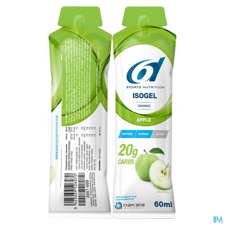 6d Sixd Isogel Apple 60g