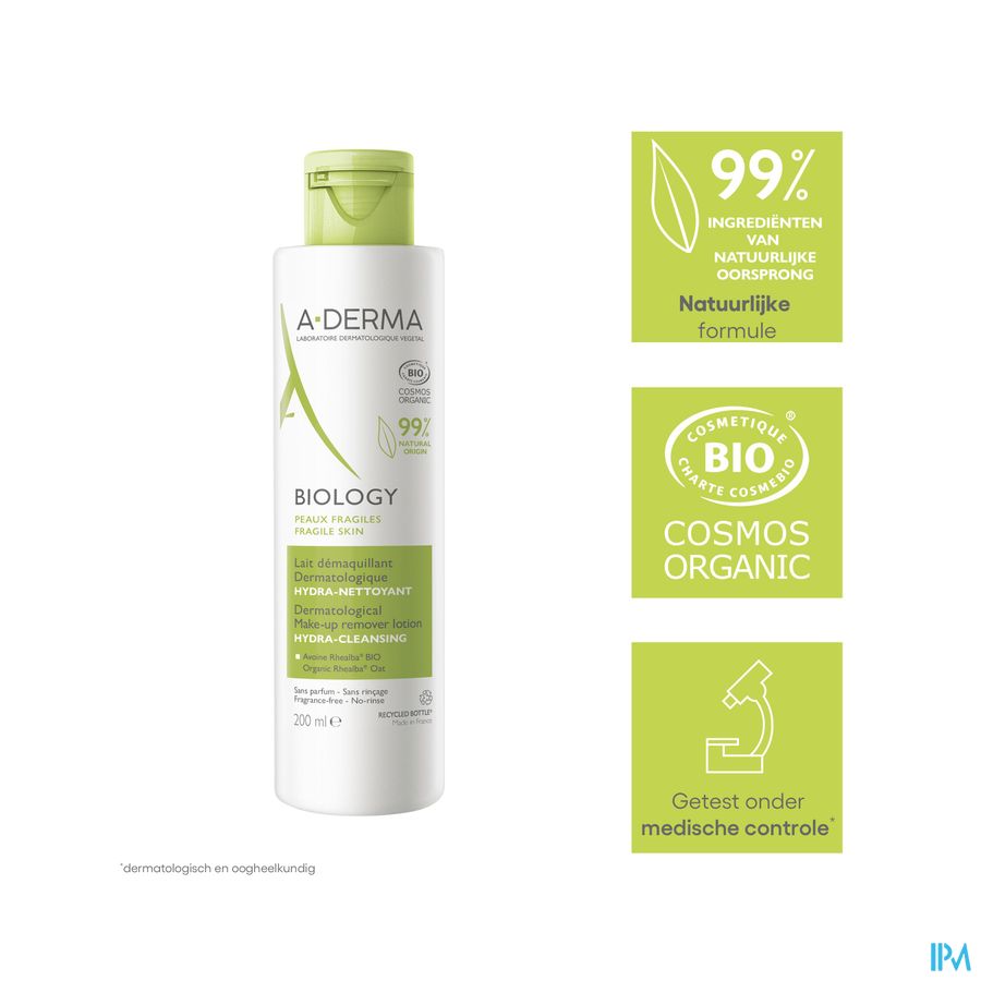 Aderma Biology Micellaire Melk Dermatolog. 200ml 5