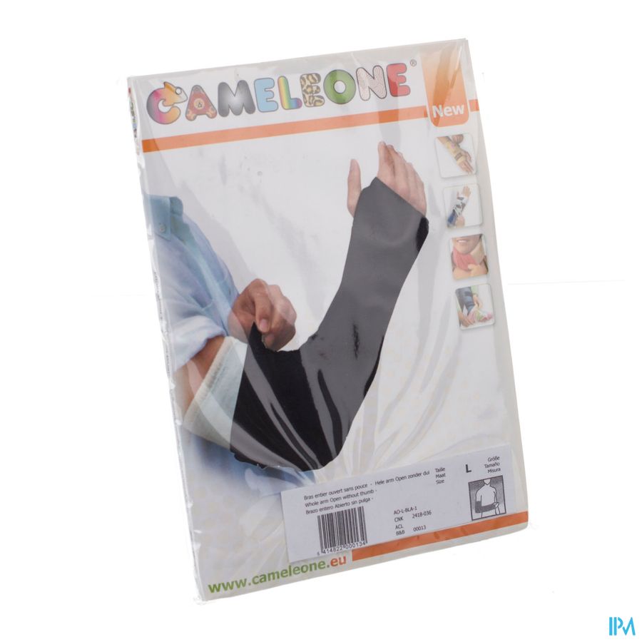 Cameleone Volledige Arm Open -duim Zwart l 1 Cameleone Volledige Arm Open -duim Zwart l 1