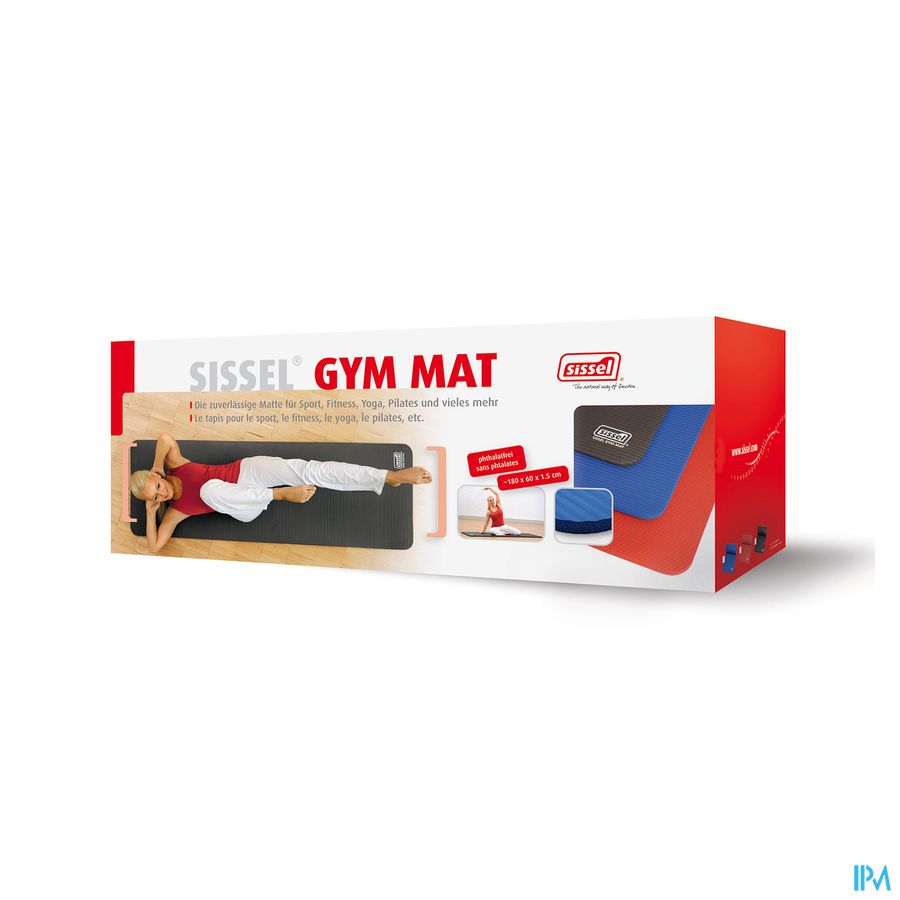 Sissel Gym Mat 180x60x1,5cm Blauw
