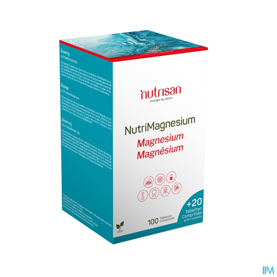 Nutrimagnesium Tabl 100 + Tabl 20 Gratis Nutrisan