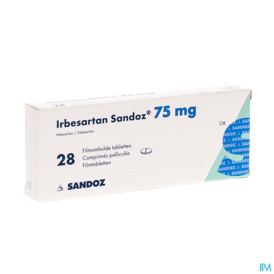 Irbesartan Sandoz 75mg Comp Pell 28 X 75mg