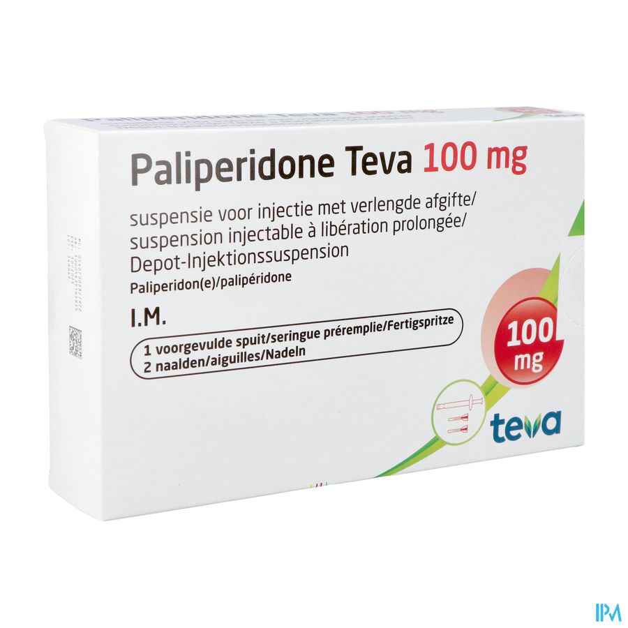 Paliperidone Teva100mg Susp Inj Verl.afg.voorg.sp1 Paliperidone Teva100mg Susp Inj Verl.afg.voorg.sp1