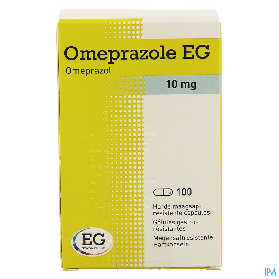 Omeprazole EG 10Mg Maagsapresist Caps Pot 100X10Mg 1
