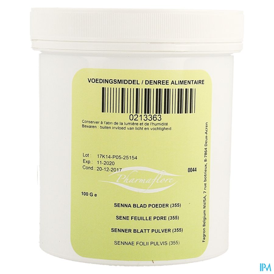 Senna Blad Poeder 100g Fag 2